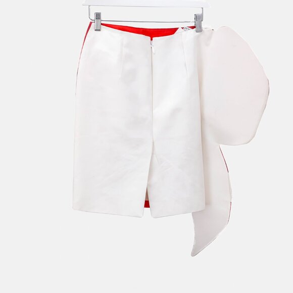 Moschino SS/17 Runway 2D Red Bow Skirt - Picture 3 of 15
